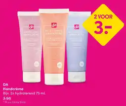 DA Da handcrème aanbieding