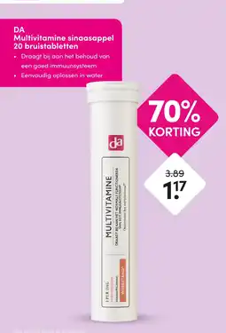 DA Da multivitamine sinaasappel aanbieding