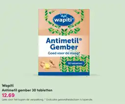 DA Wapiti antimetil gember aanbieding