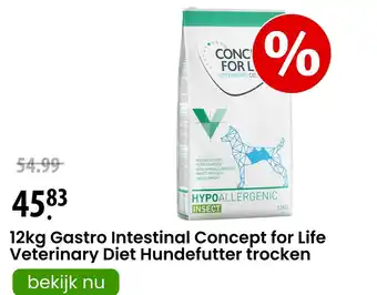 Zooplus Gastro intestinal concept for life 12 kg aanbieding