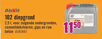 Hornbach Akkit 102 diepgrond aanbieding