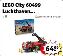 Kruidvat LEGO City 60499 Luchthaven Brandweertruck aanbieding
