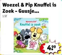 Kruidvat Woezel & Pip Knuffel is Zoek - Guusje Nederhorst Kinderboek aanbieding