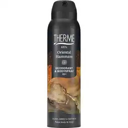 Kruidvat Therme Men Oriental Hammam Deodorant & Bodyspray aanbieding