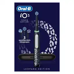 Kruidvat Oral-B iO3 Leopard Elektrische Tandenborstel aanbieding