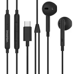 ANWB Imoshion Wired in-ear headset Type-C Zwart aanbieding