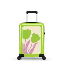 ANWB Bhppy Tulip Handbagage Koffer 54cm Groen aanbieding