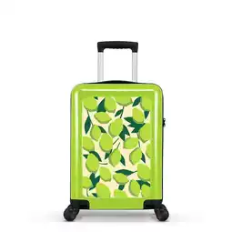 ANWB Bhppy Green Lemon Handbagage Koffer 54cm Groen aanbieding