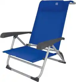 ANWB Eurotrail Acapulco Camping/Strandstoel Blauw aanbieding