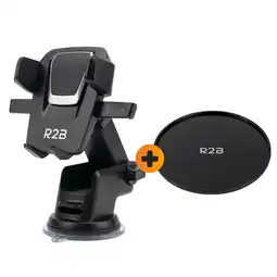 ANWB R2B Telefoonhouder Auto Zuignap met Dashboard Pad Zwart aanbieding