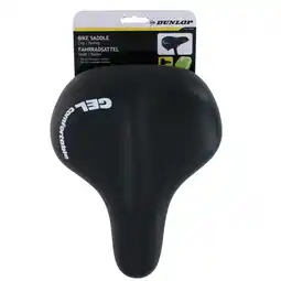 ANWB Dunlop Fietszadel met Gel voor Stads- en Toerfiets Zwart aanbieding