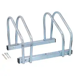 ANWB Dunlop Fietsenrek voor 2 Fietsen Zilver aanbieding