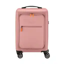 ANWB Princess Traveller PT01 Deluxe met voorvak Handbagagekoffer Roze aanbieding