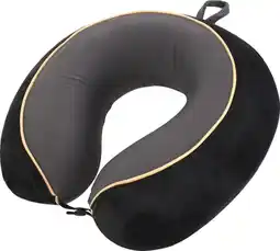 ANWB Travelsafe Nekkussen De Luxe Memory Foam Zwart aanbieding