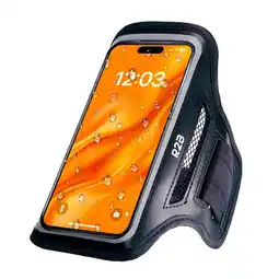 ANWB R2B Waterdichte Hardloop Telefoonhouder t/m 6 inch Zwart aanbieding