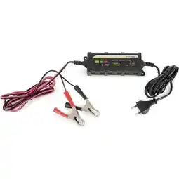 ANWB Dunlop Acculader 6/12V 6 fasen IP65 Zwart aanbieding