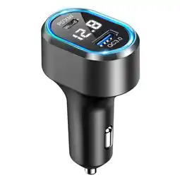 ANWB Caliber 48W Autolader USB-C LED Spanningsmeter 12V Zwart aanbieding