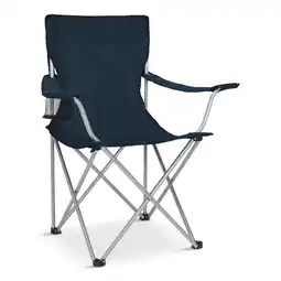 ANWB Trvlmore Campingstoel Opvouwbaar 120KG Vouwstoel Blauw aanbieding