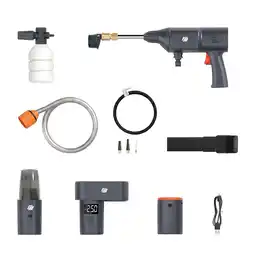 ANWB Caliber Hogedrukreiniger, Pomp, Stofzuiger & Accu Grijs aanbieding