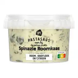 Albert Heijn AH Pastasaus spinazie roomkaas aanbieding