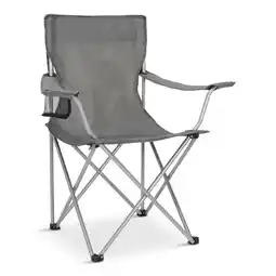 ANWB Trvlmore Campingstoel 2-Pack Opvouwbaar 120KG Grijs aanbieding