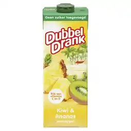 Albert Heijn DubbelDrank Kiwi & ananas aanbieding