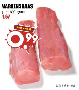 De Boerenschuur varkenshaas aanbieding