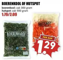 De Boerenschuur boerenkool of hutspot aanbieding