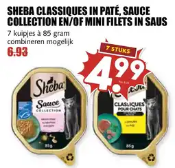 De Boerenschuur Sheba Classiques in paté, sauce collection en/of mini filets in saus aanbieding