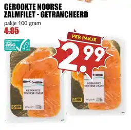 De Boerenschuur gerookte noorse zalmfilet - getrancheerde aanbieding