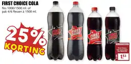 De Boerenschuur first choice cola aanbieding