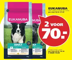 Tuinland eukanuba adult medium of large kip aanbieding