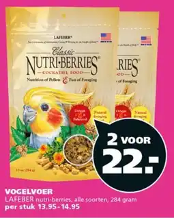 Ranzijn Vogelvoer Lafeber nutri-berries aanbieding