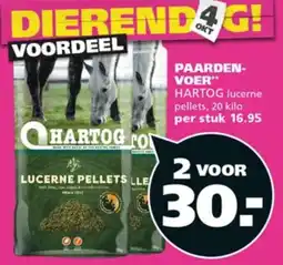 Ranzijn Hartog lucerne pellets paardenvoer aanbieding