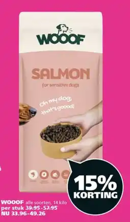 Ranzijn Wooof salmon for sensitive dogs aanbieding