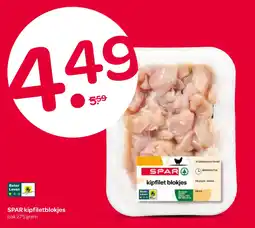 Spar SPAR kipfilet blokjes aanbieding