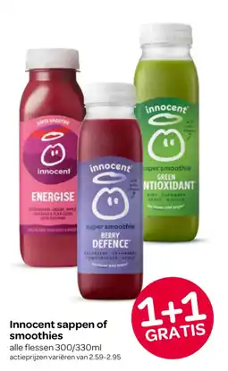 Spar Innocent sappen of smoothies aanbieding