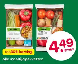 Spar alle maaltijd pakketten aanbieding