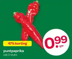 Spar punt paprika aanbieding