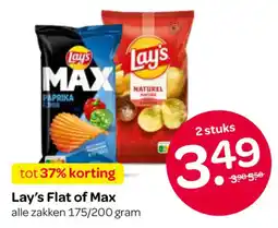 Spar Lay's Flat of Max aanbieding