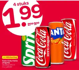 Spar Coca-Cola, Fanta of Sprite aanbieding