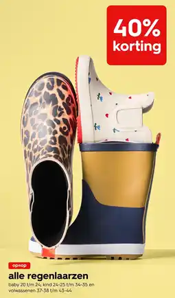 HEMA op=op alle regenlaarzen aanbieding