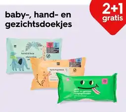 HEMA baby-, hand- en gezichtsdoekjes aanbieding