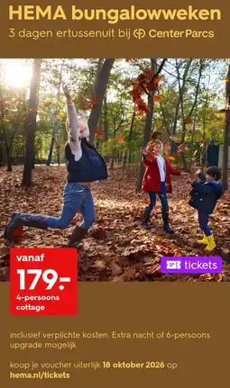 HEMA Hema bungalowweken aanbieding