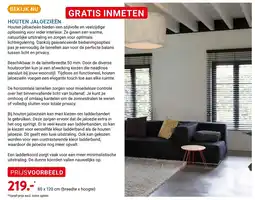 Kluswijs Houten jaloezieën aanbieding