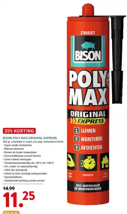 Kluswijs Bison poly max original express aanbieding