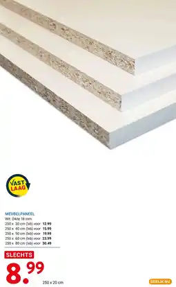 Kluswijs Meubelpaneel aanbieding