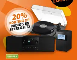 Expert Philips radio's en stereosets aanbieding