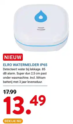 Kluswijs Elro watermelder ip65 aanbieding