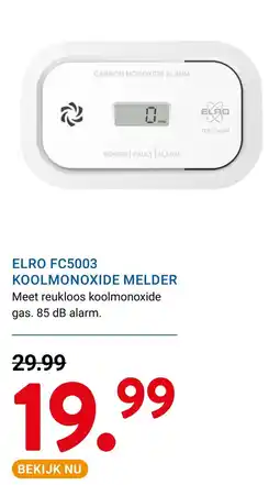Kluswijs Elro fc5003 koolmonoxide melder aanbieding